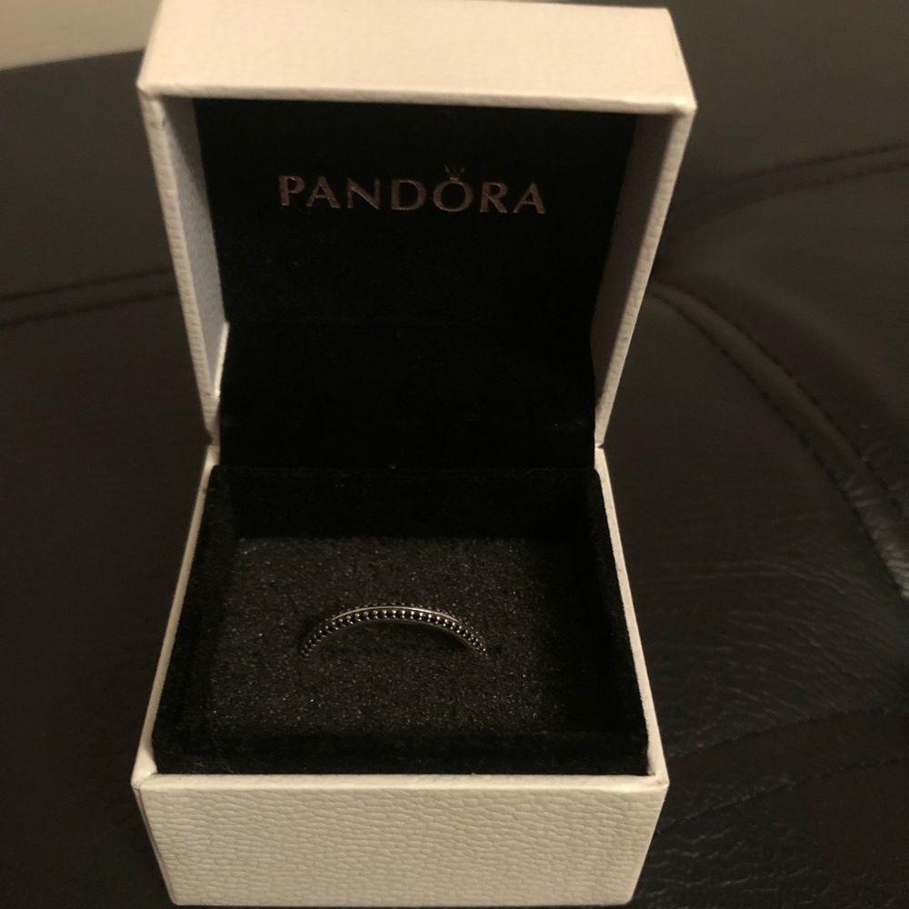Pandora ME Black Pave ring